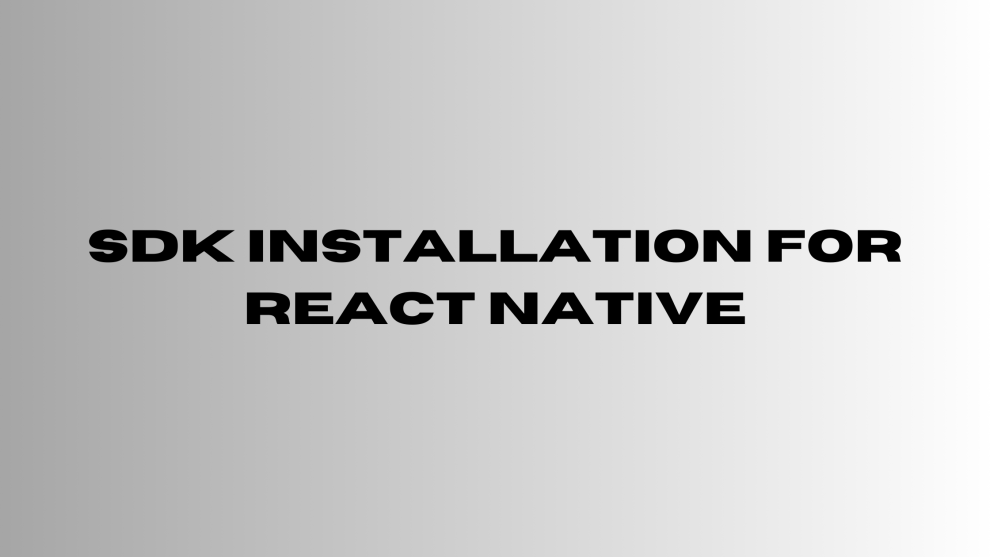 SDK Installation