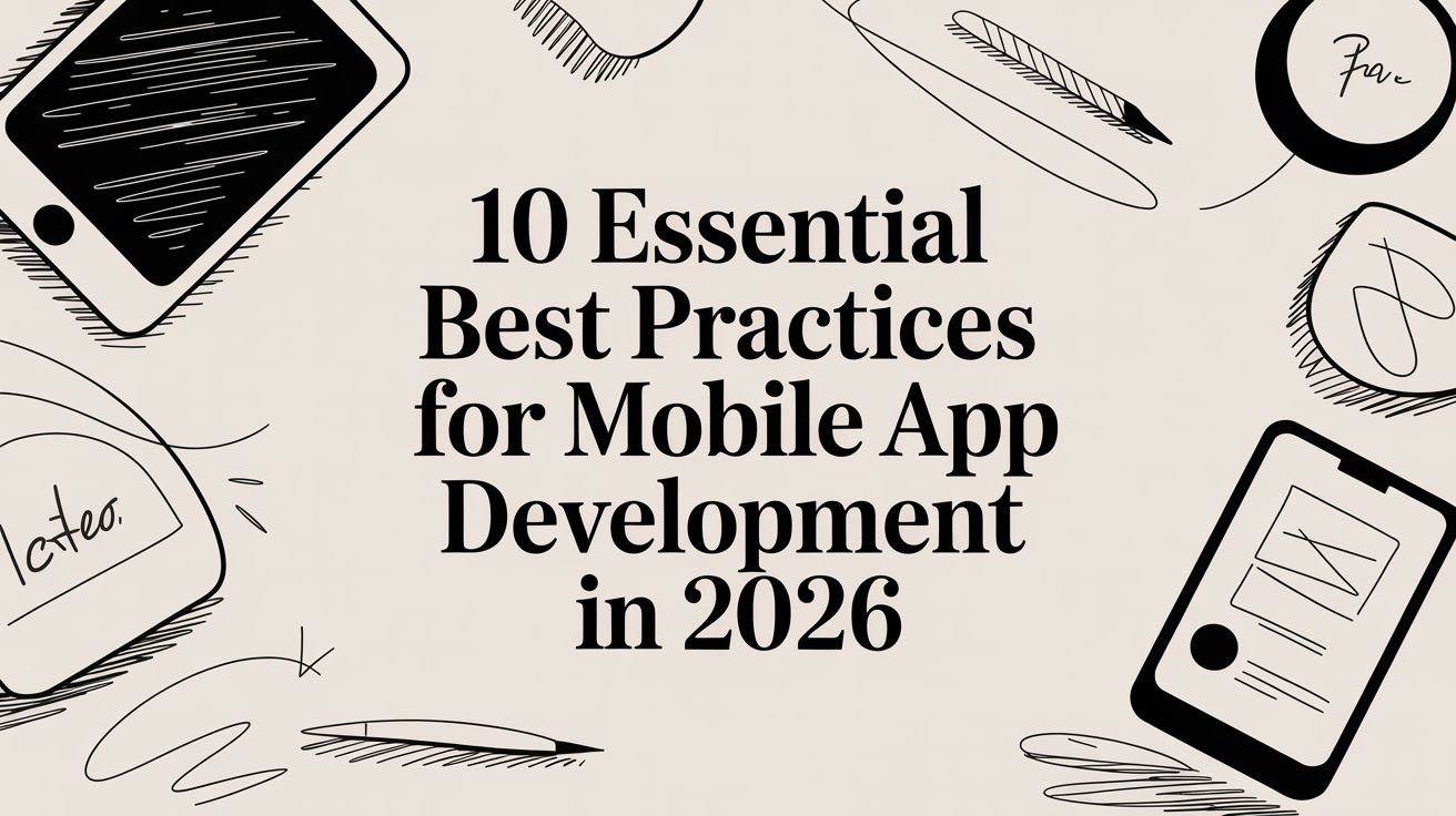 10 Essential Best Practices for Mobile App Development in 2026