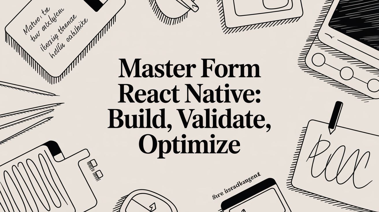 Master Form React Native: Build, Validate, Optimize