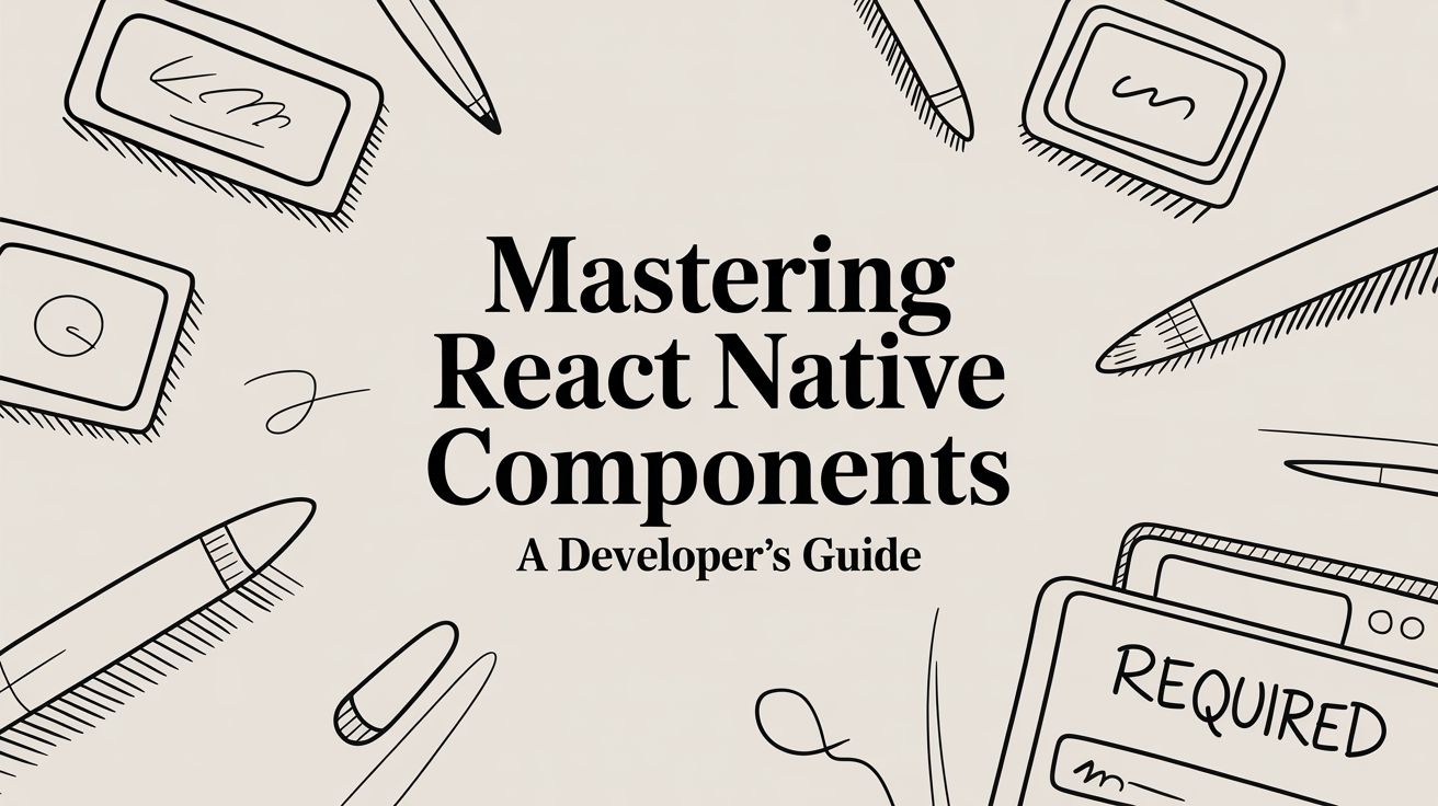 Mastering React Native Components A Developer's Guide