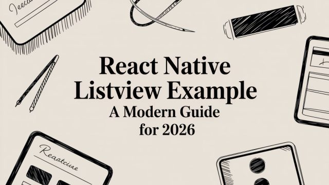React Native ListView Example A Modern Guide for 2026
