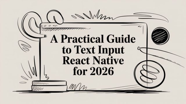 A Practical Guide to text input react native for 2026